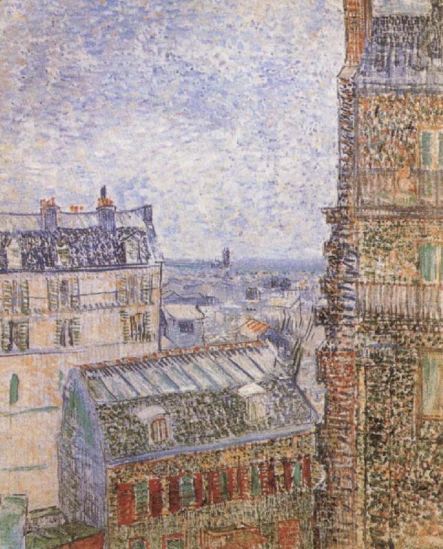 Vincent Van Gogh Paris seen from Vincent-s Room In the Rue Lepic China oil painting art